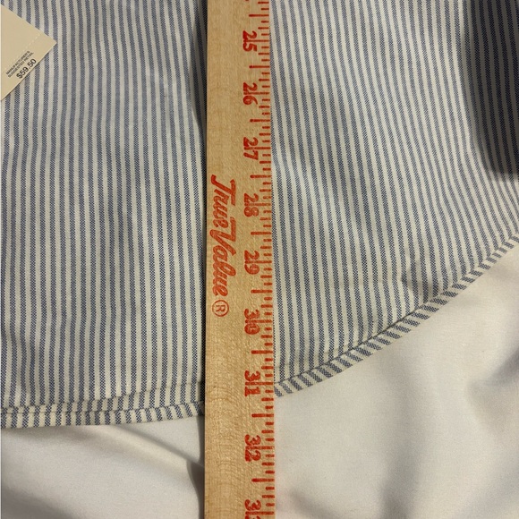 Ralph Lauren Blake XL Blue White Stripe Oxford Shirt NWT Pony Logo - Picture 4 of 8